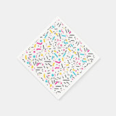 Verjaardag Sprinkles Snoep Pattern Servet (Hoek)