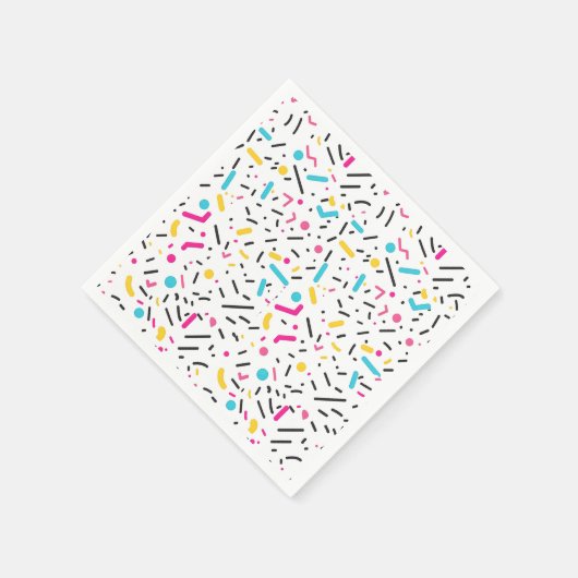 Verjaardag Sprinkles Snoep Pattern Servet (Hoek)