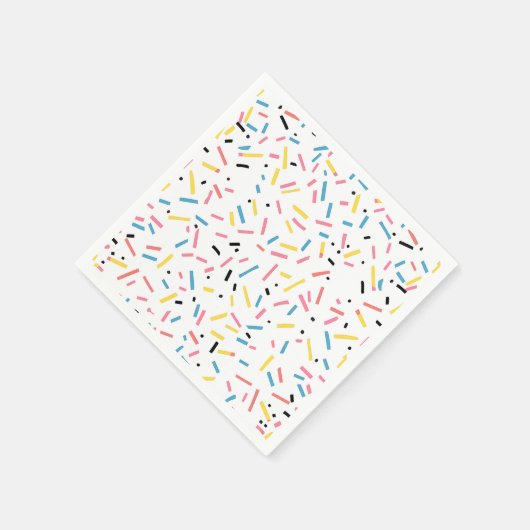 Verjaardag Sprinkles Snoep Pattern Servet (Hoek)