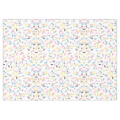 Verjaardag Sprinkles Snoep Pattern Tafelkleed (Voorkant (Horizontaal))