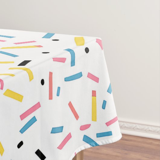 Verjaardag Sprinkles Snoep Pattern Tafelkleed (Voorbeeld)