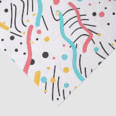 Verjaardag Sprinkles Snoep Pattern Tissuepapier (Detail)