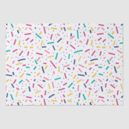 Verjaardag Sprinkles Snoep Pattern Tissuepapier
