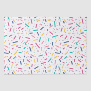 Verjaardag Sprinkles Snoep Pattern Tissuepapier