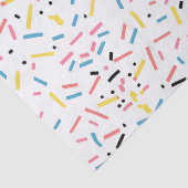 Verjaardag Sprinkles Snoep Pattern Tissuepapier (Detail)