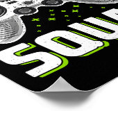 Verjaardag Squad Video Game Controller voor Gamer Poster (Hoek)