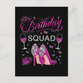 Verjaardag Squad Vlinders Feestdagenkaart (Voorkant)
