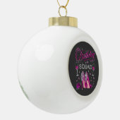 Verjaardag Squad Vlinders Keramische Bal Ornament (Links)