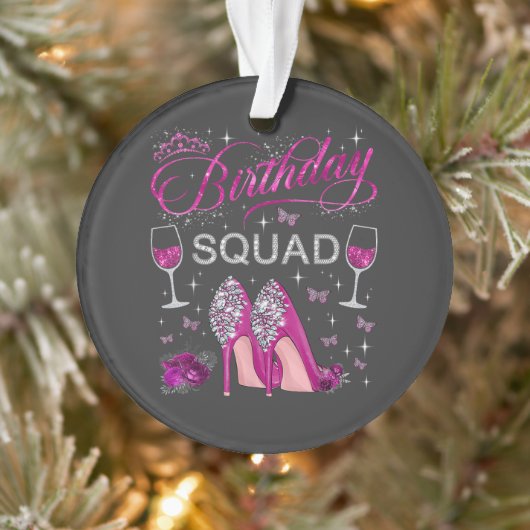 Verjaardag Squad Vlinders Ornament (Boom)