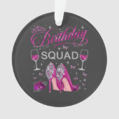 Verjaardag Squad Vlinders Ornament (voorkant)