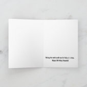 Verjaardag Square Root Wiskunde Teacher Queen Verj Kaart (Binnen)