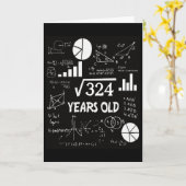 Verjaardag Square Root Wiskunde Teacher Queen Verj Kaart (Gele Bloem)