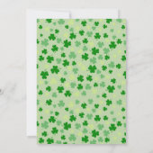 Verjaardag St. Patrick's Day 1 jaar Kaart (Achterkant)
