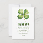 Verjaardag St Patrick's Day Bedankkaart (Voorkant)