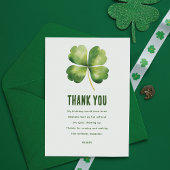 Verjaardag St Patrick's Day Bedankkaart