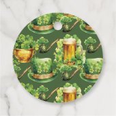 Verjaardag St Patrick's Day Bedankt Bedankjes Labels (Achterkant)