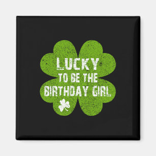 Verjaardag St. Patrick's Day Gelukkig om de verjaa Magneet