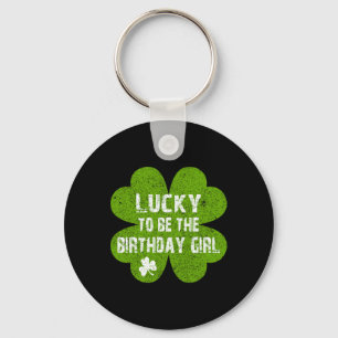 Verjaardag St. Patrick's Day Gelukkig om de verjaa Sleutelhanger