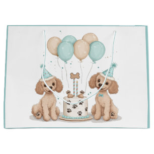 Verjaardag Standaard Poedel Honden Groot Cadeauzakje