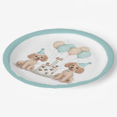 Verjaardag Standaard Poedel Honden Papieren Bordje (Gekanteld)