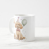 Verjaardag Standaard Poodle Hond Koffiemok (Voorkant links)