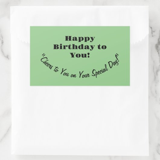 VERJAARDAG STICKER (Tas)