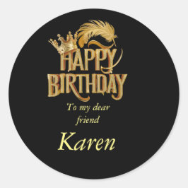 Verjaardag Sticker voor het perfecte cadeau