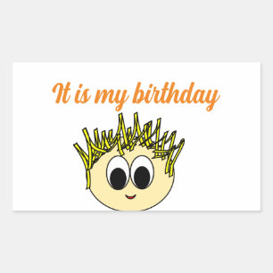 Verjaardag stickers dag