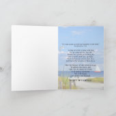 Verjaardag, strand en oceaan Uitzicht Kaart (Binnen)