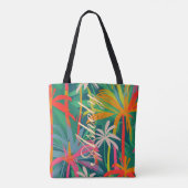 Verjaardag Strand feest palmboom zonsondergang Wat Tote Bag (Achterkant)