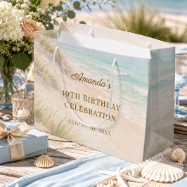 Verjaardag strand kust groot cadeauzakje