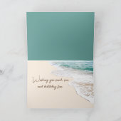 Verjaardag Strand Omheining In Zand Kaart (Binnen)