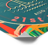 Verjaardag Strand tropische palmboom strand zonson Poster (Hoek)