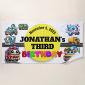 Verjaardag strandlaken (Voorkant)