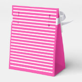 Verjaardag Stripes Roze⎮Wit Groen Favoriet Box Bedankdoosjes (Achterkant)