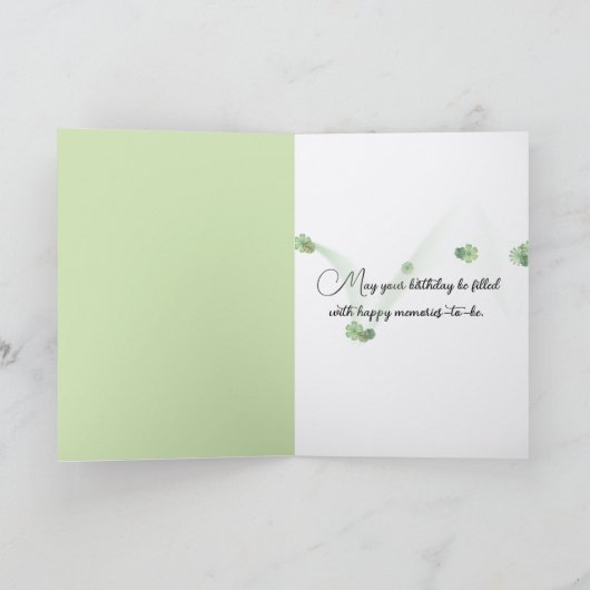 Verjaardag Succulent Plant in Pot Kaart (Binnen)