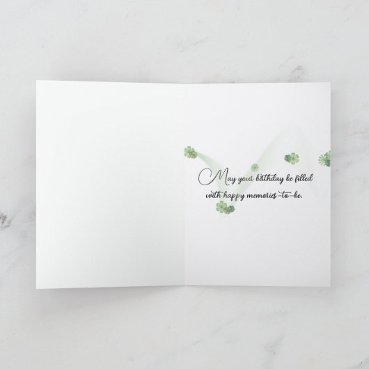 Verjaardag Succulent Plant in Pot Kaart (Binnen)