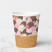 Verjaardag Sundae Ijs Papieren Bekers (Rechts)