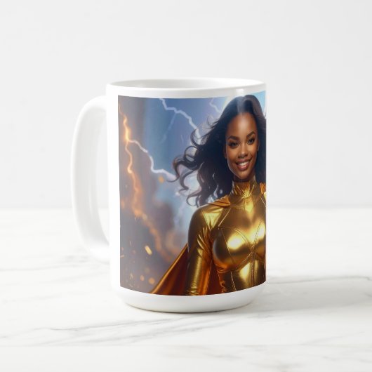 Verjaardag - Superheld Happy Birthday - Mok (Voorkant links)