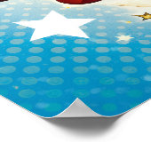 Verjaardag Superheld Jongens Naam Comic Stijl Poster (Hoek)