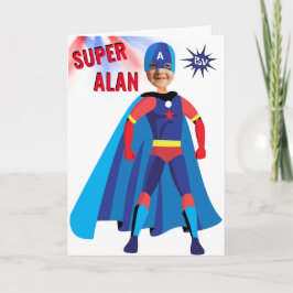 Verjaardag Superheld VS Stunning Jongen Geweldig Kaart