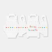 "Verjaardag" Survival Kit Bedankdoosjes (Uitgevouwen)