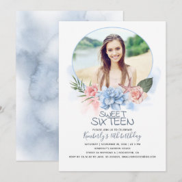 Verjaardag Sweet 16 | Strand 16 Verjaardag Foto Kaart