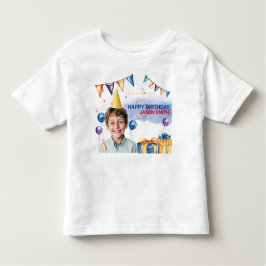 Verjaardag T-shirt ontwerp voor kinderen