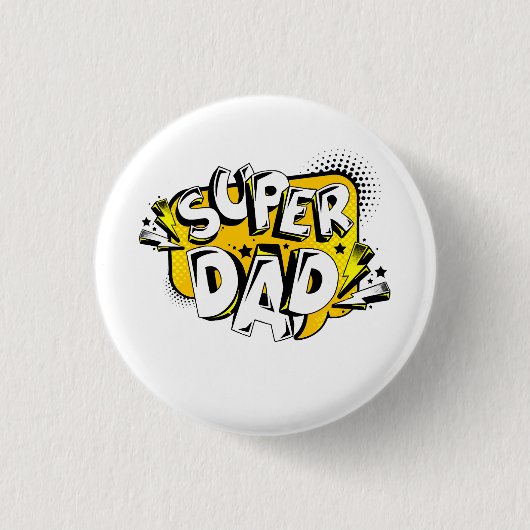 VERJAARDAG T SHIRT VOOR VADER RONDE BUTTON 3,2 CM (Voorkant)