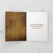 Verjaardag Tabby Cat Knuffelen Een Boerderij Kip Kaart (Binnen)