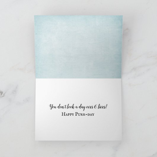 Verjaardag Tabby Cat Looking In A Mirror Kaart (Binnen)