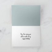 Verjaardag Tabby Kat Op Schip Touwen Kaart (Binnen)