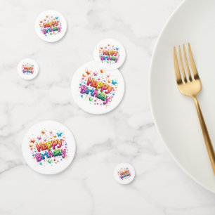 Verjaardag Tafelconfetti Confetti
