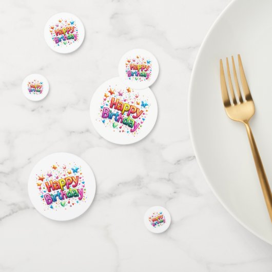 Verjaardag Tafelconfetti Confetti (Groep)
